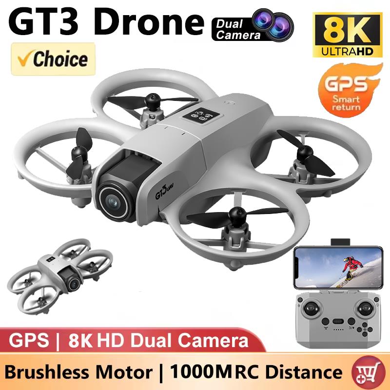 Drone Gimbal Mount - NEW Drones GT3 GPS 8K Professional