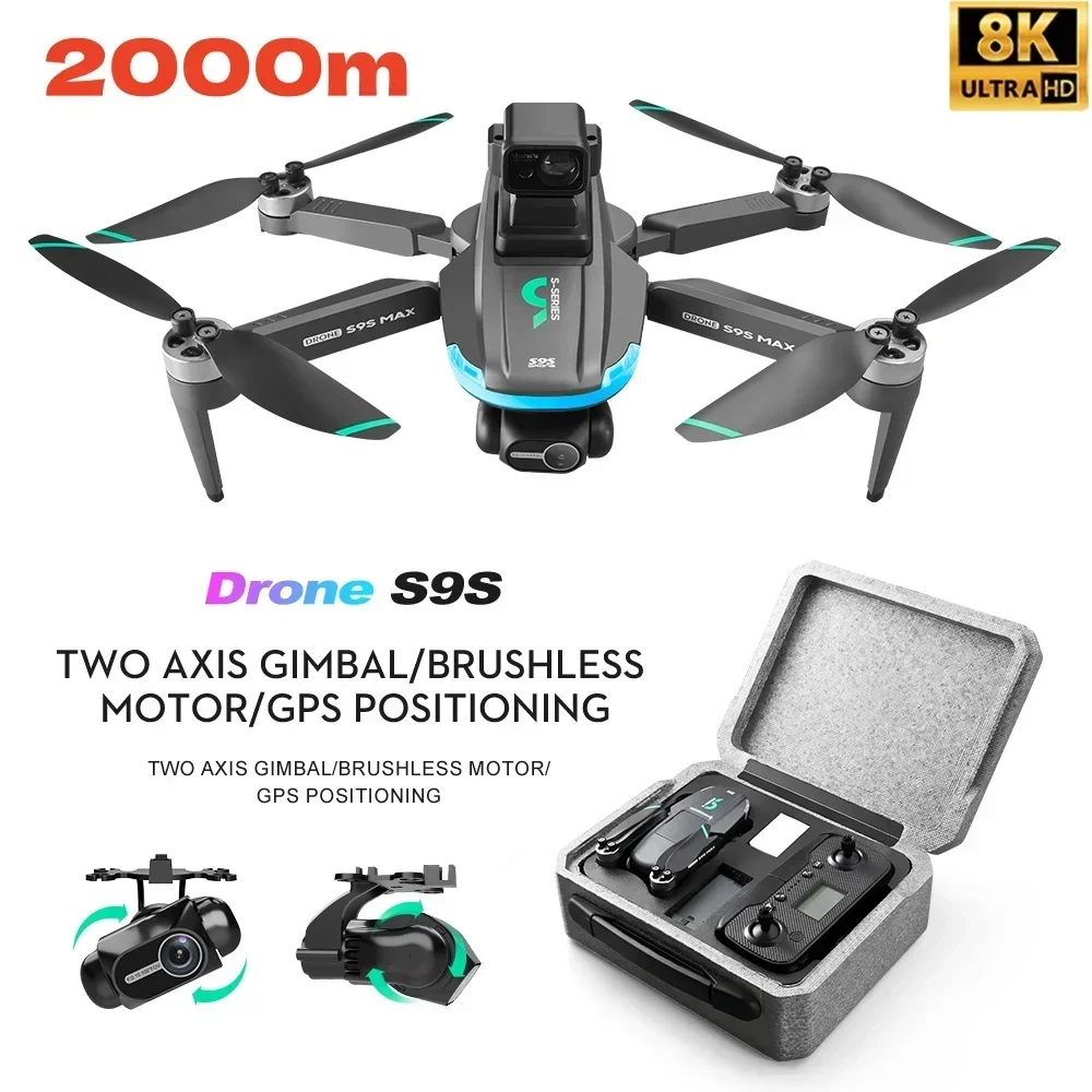 Drone Gimbal Mount - S9S GPS Drone 4k Profesional 8K