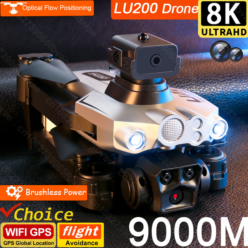 LU200 8K GPS Drone Triple Came - Drone Gimbal Mount review and price