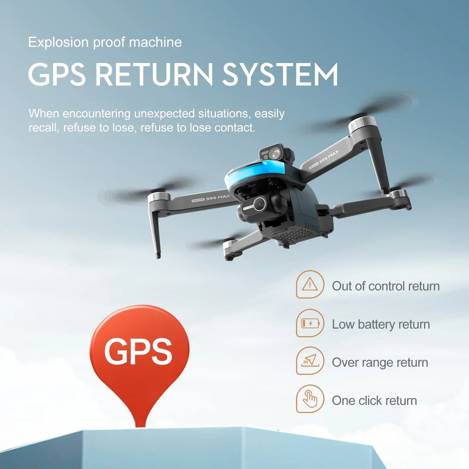 S9S GPS Drone 4k Profesional 8 - Drone Gimbal Mount review and price